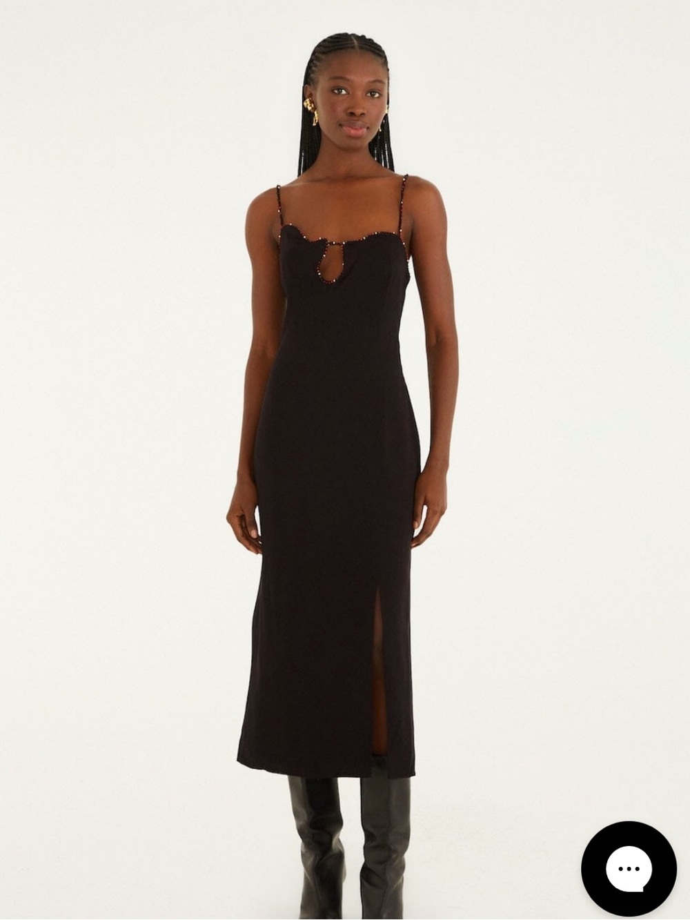 🧛🏻‍♀️ {PRICE FIRM} FARM Rio Beaded Midi Dress - Picture 2 of 13